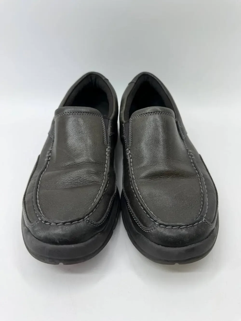 Rockport XCS M78146 Men's 8.5 M Black Leather Slip On Walking Shoes